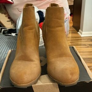 Nautica Womens Warm Slip-On Boot Wedge Ankle Bootie-Maala